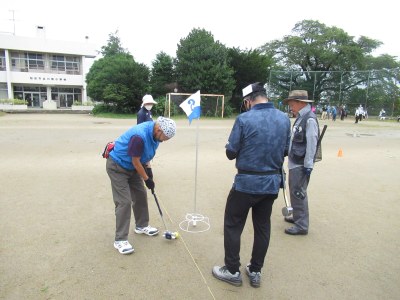 川前・大沢グラウンドゴルフ交流会