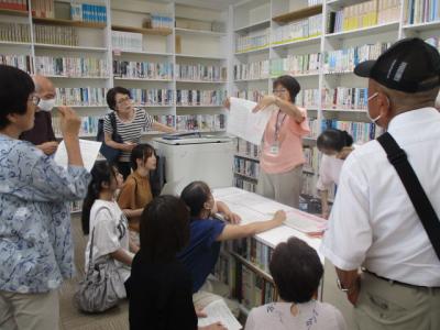 図書定例会2研修の様子