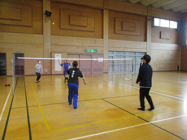 バドミントン練習