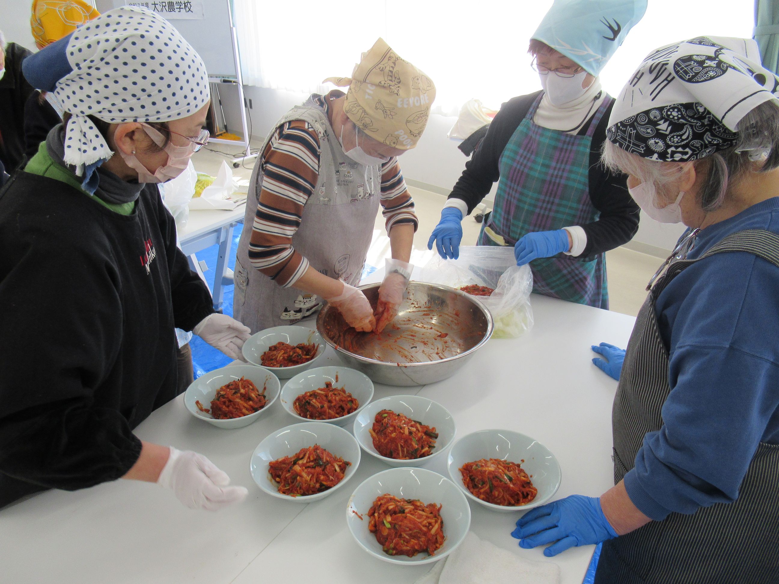 キムチ用のヤンニョムを作りました。