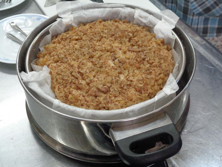 第6回、調理実習にて蒸しあがったがんづき