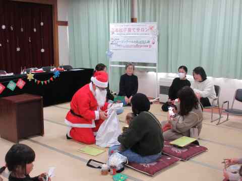 サンタさん登場