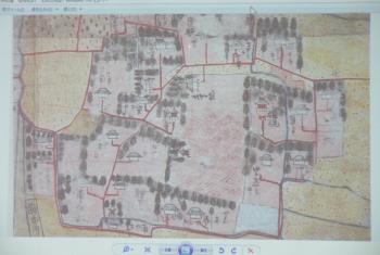 昔の今泉地区の地図