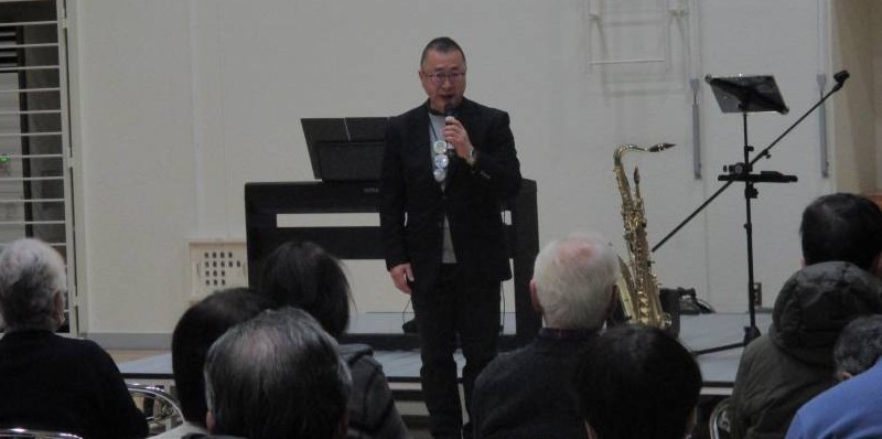 館長あいさつの様子