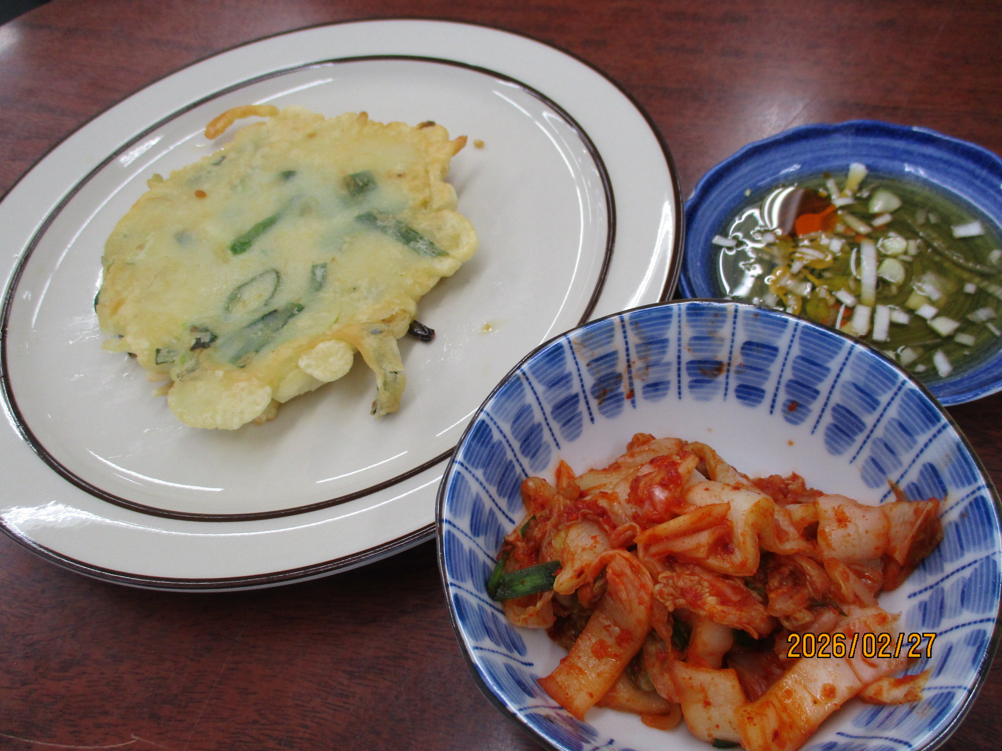 キムチとチヂミ