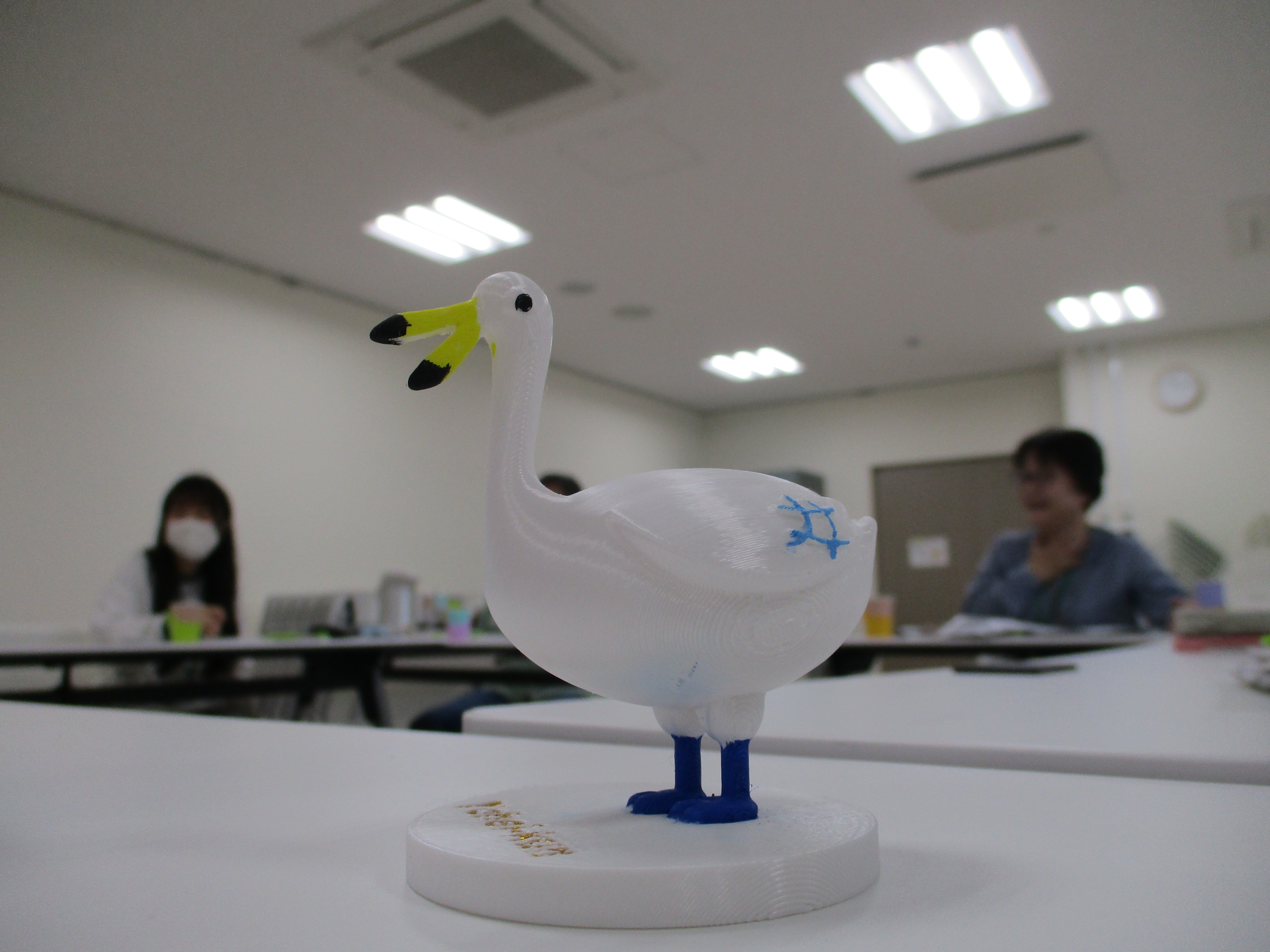 3Dプリンターで作成したキャラクター