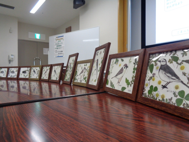 おし花アート作品