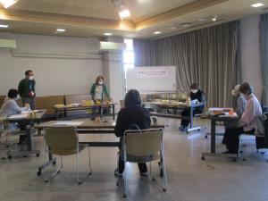 折り紙練習全体風景