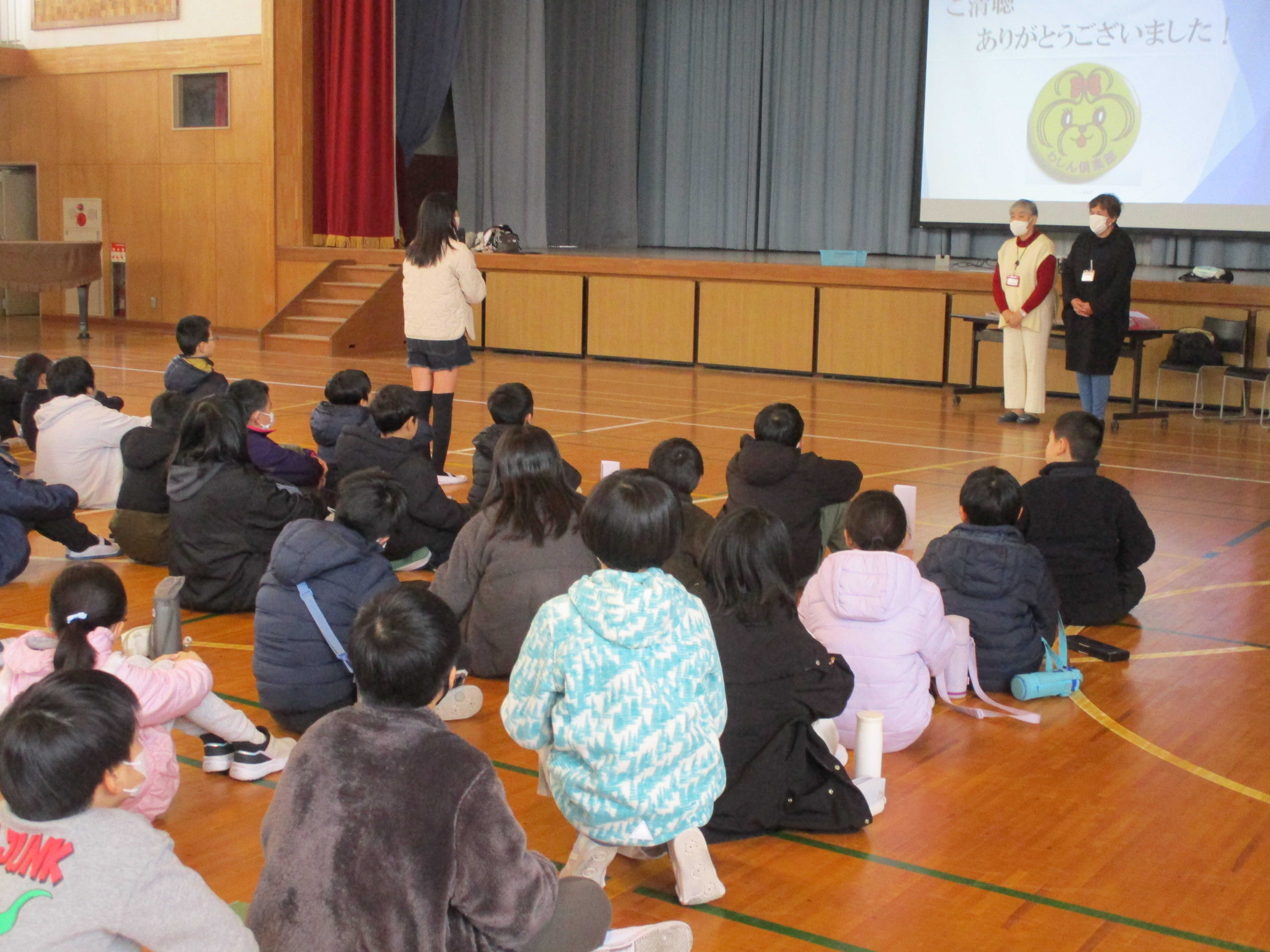 宮城野小あいさつ