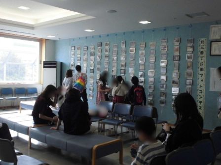 北三番丁公園フォトコンテストの様子です