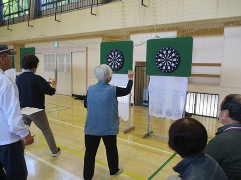 ダーツの様子