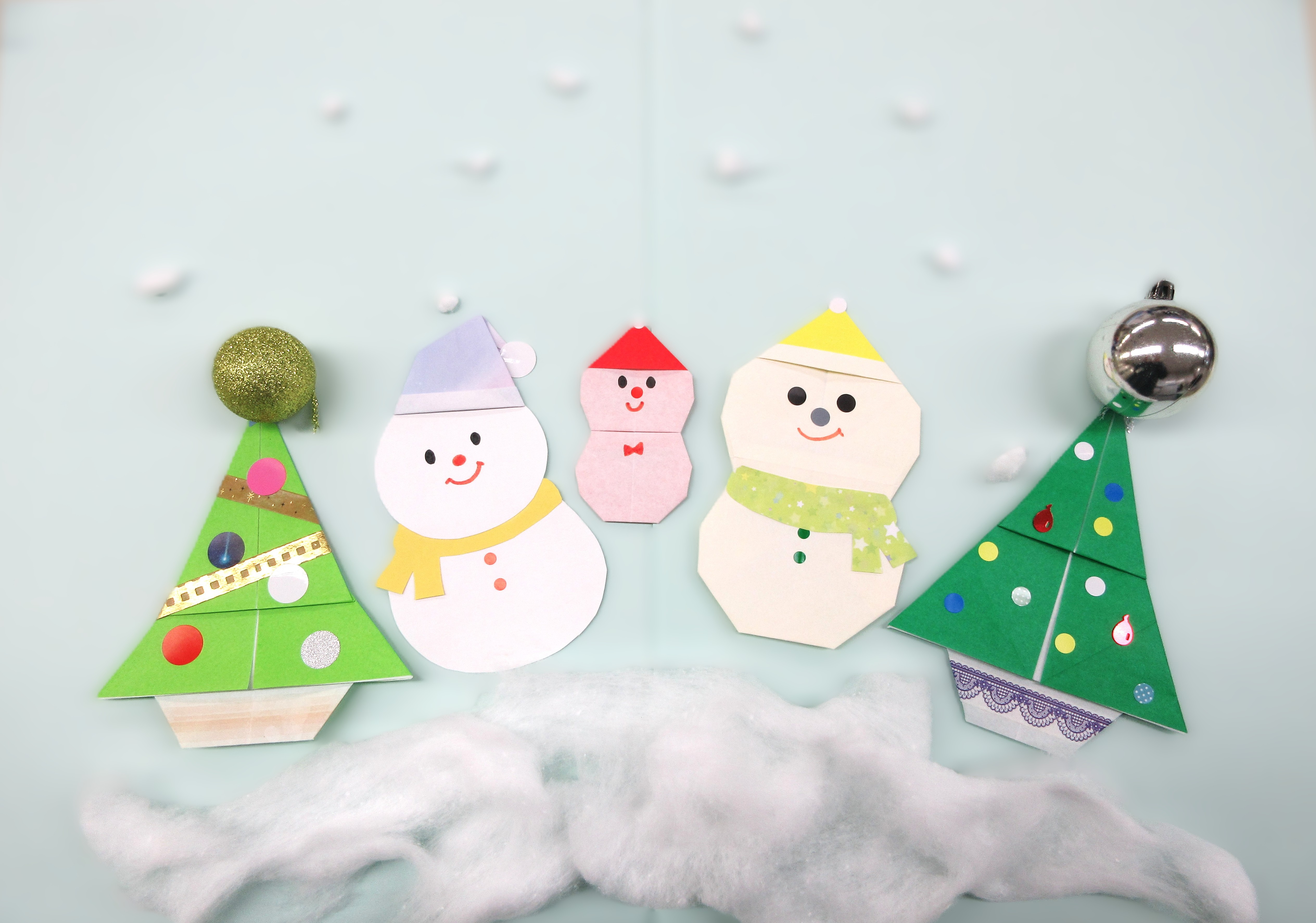 クリスマス工作見本写真