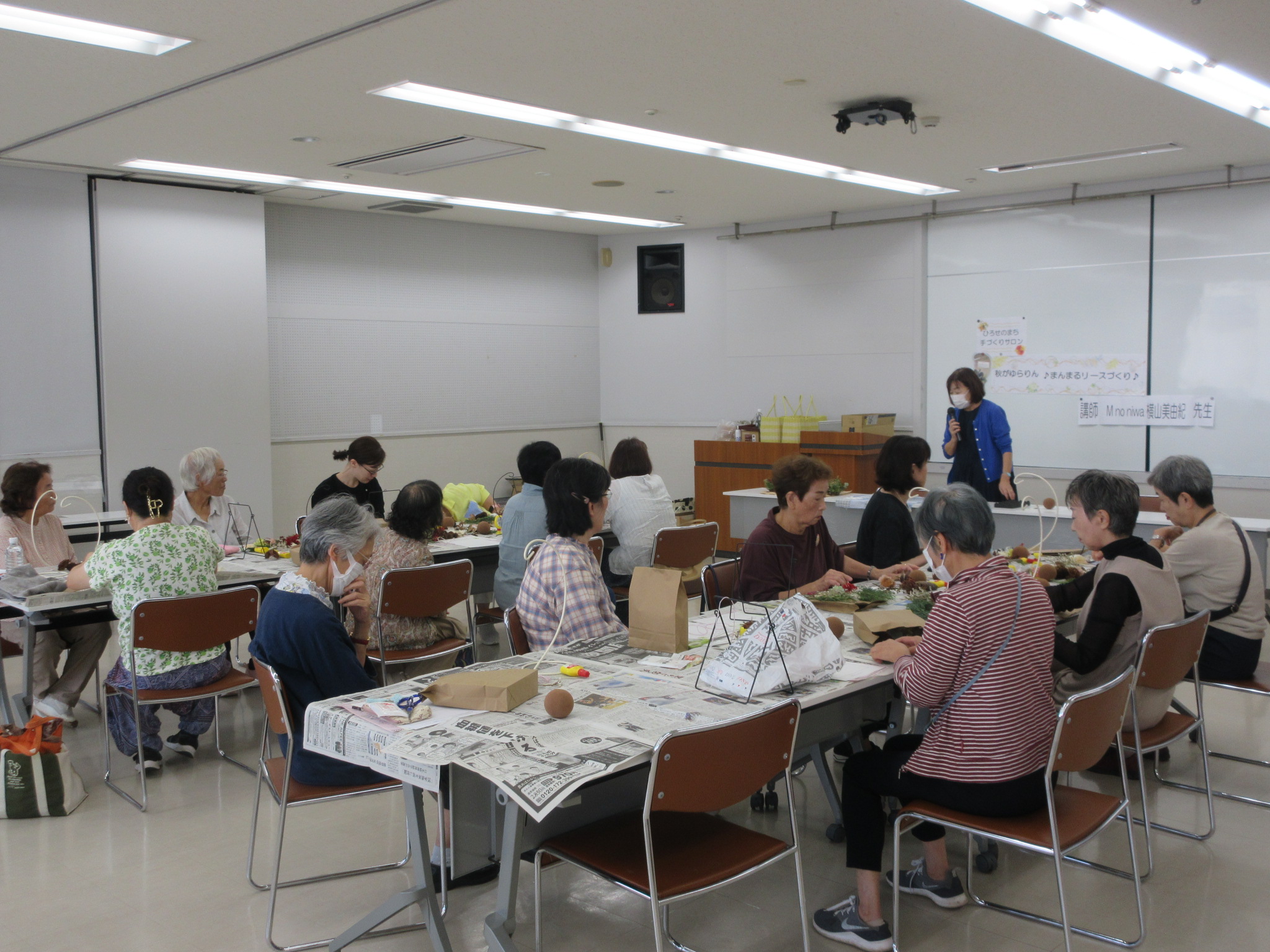 第3回ひろせのまち手づくりサロンの様子