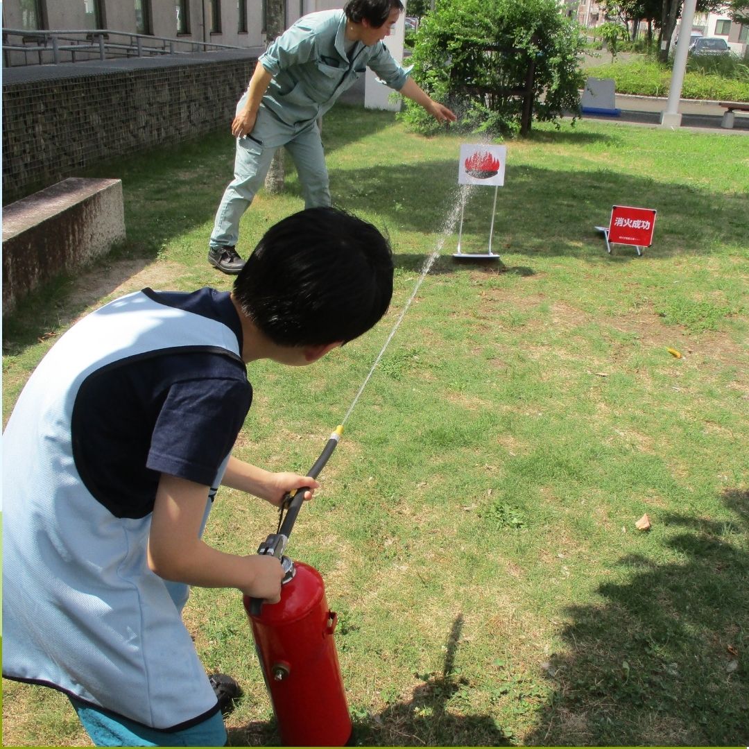 水消火器体験