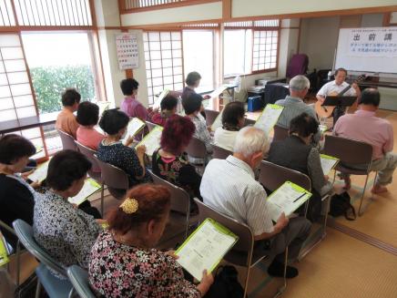 根白石の出前講座の様子1