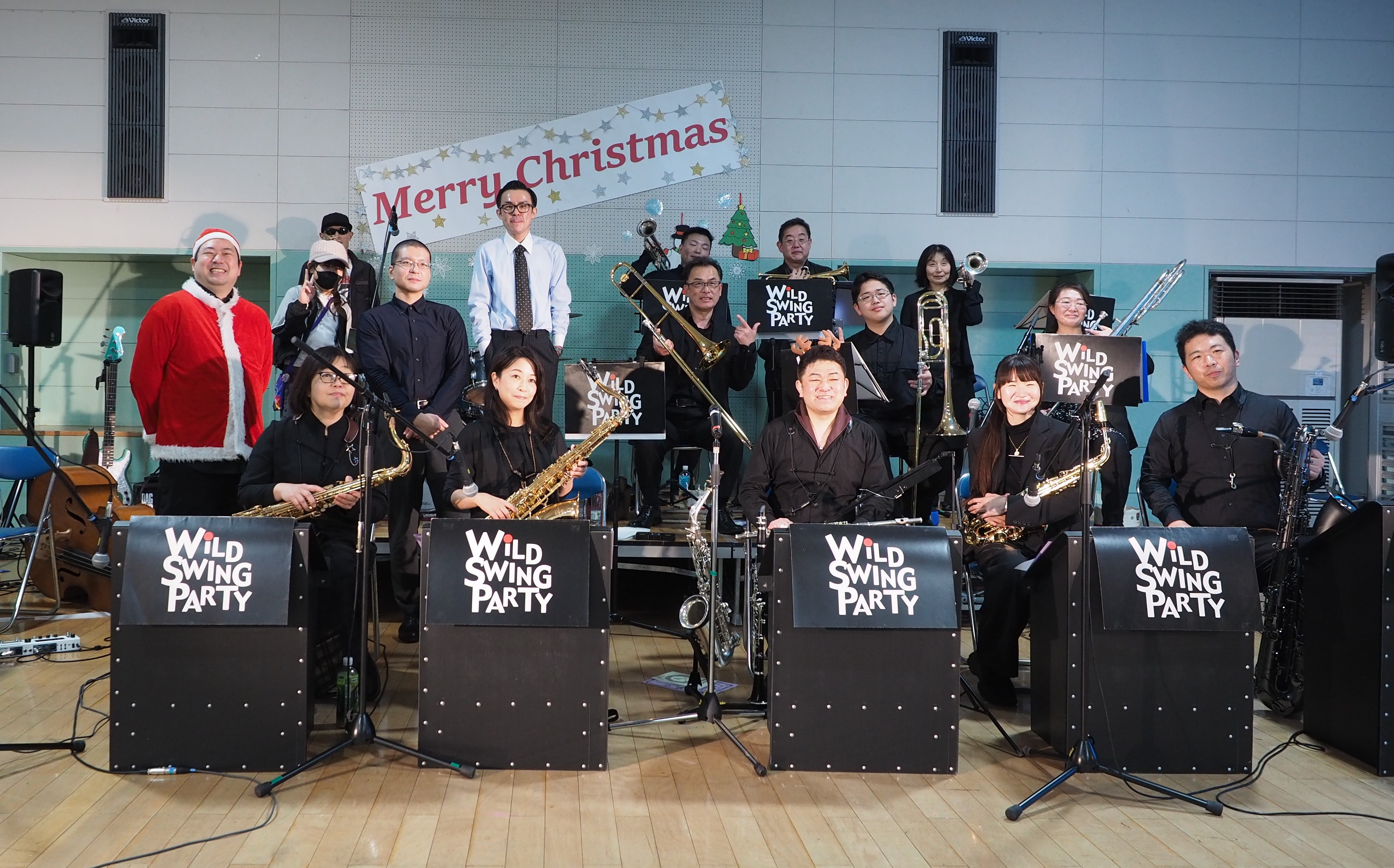 「一番町みんなのステージ」ワイルドスウィングパーティ全員