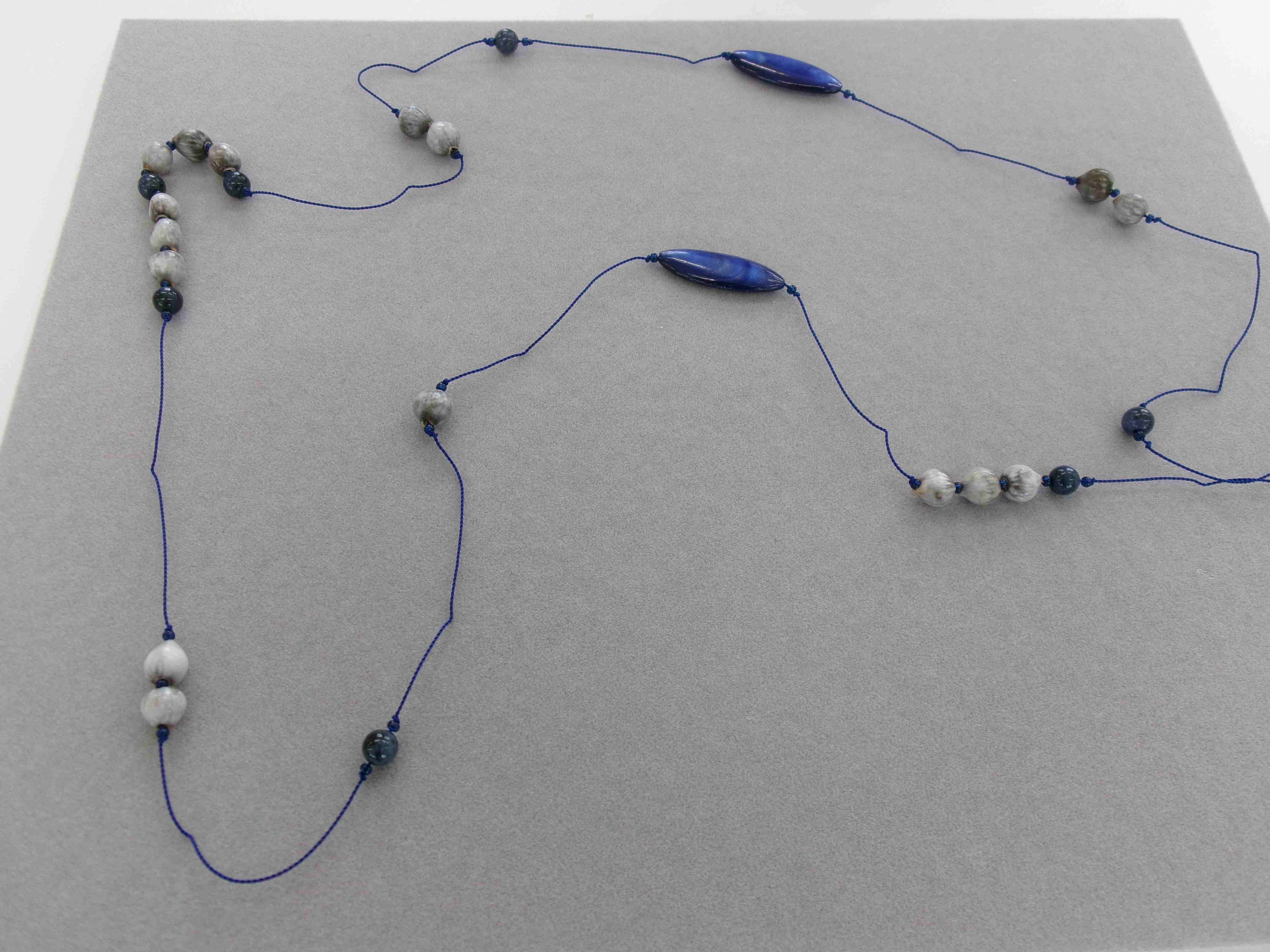 じゅずだまを使ったネックレス