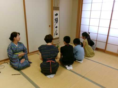 茶道講座拝見の仕方