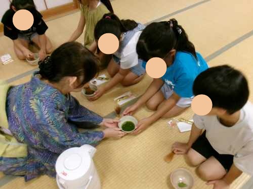 茶道講座お茶の点て方