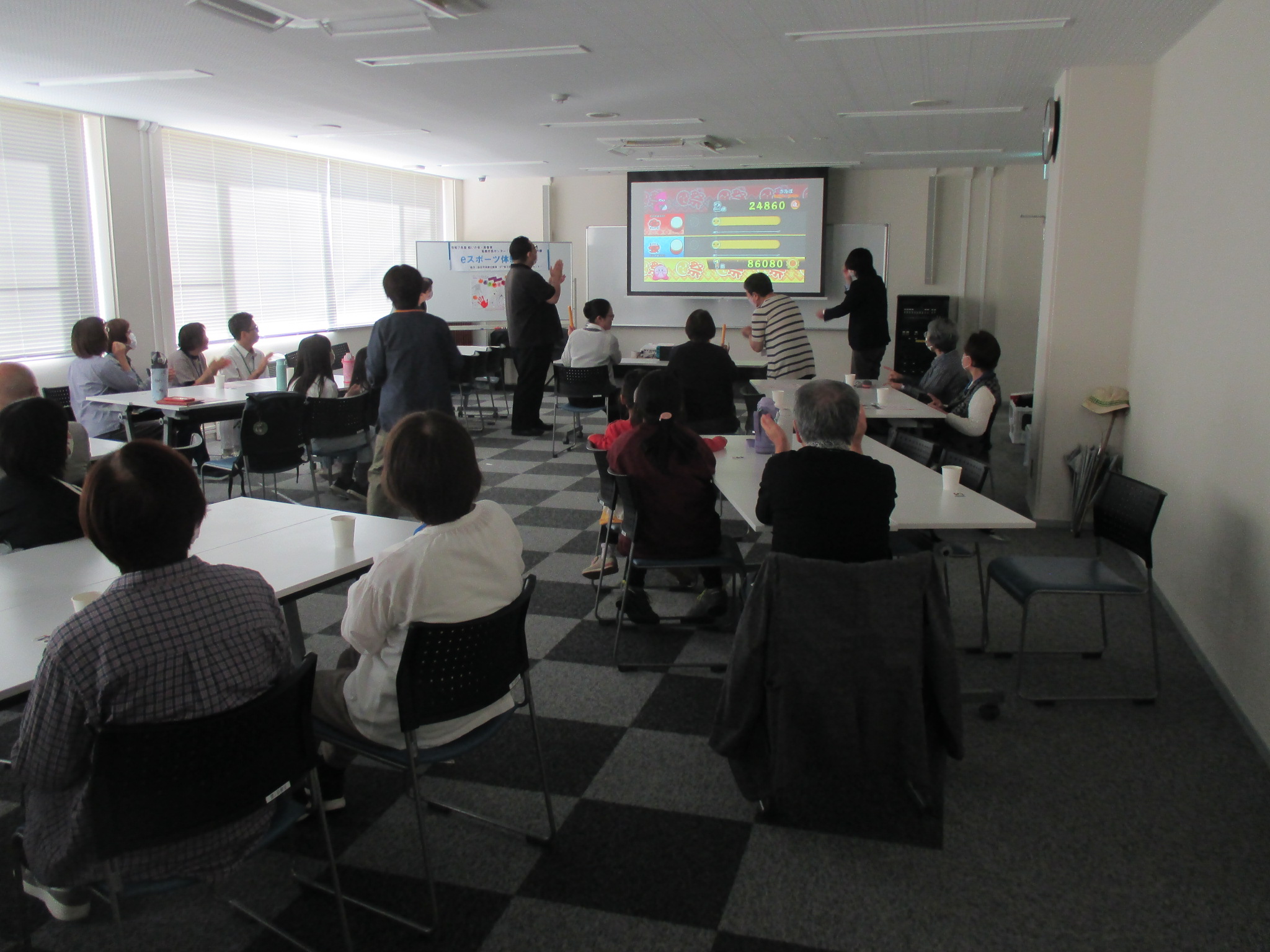 eスポーツ体験の様子