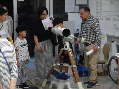 天体望遠鏡体験