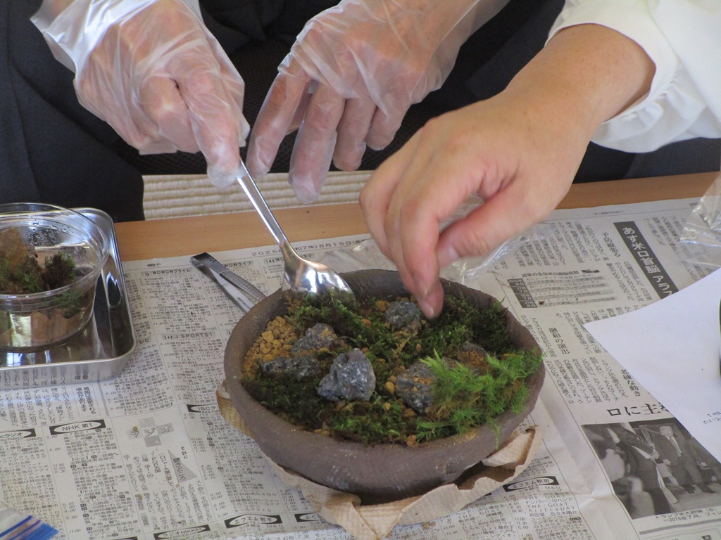 ゆのはな会箱庭制作