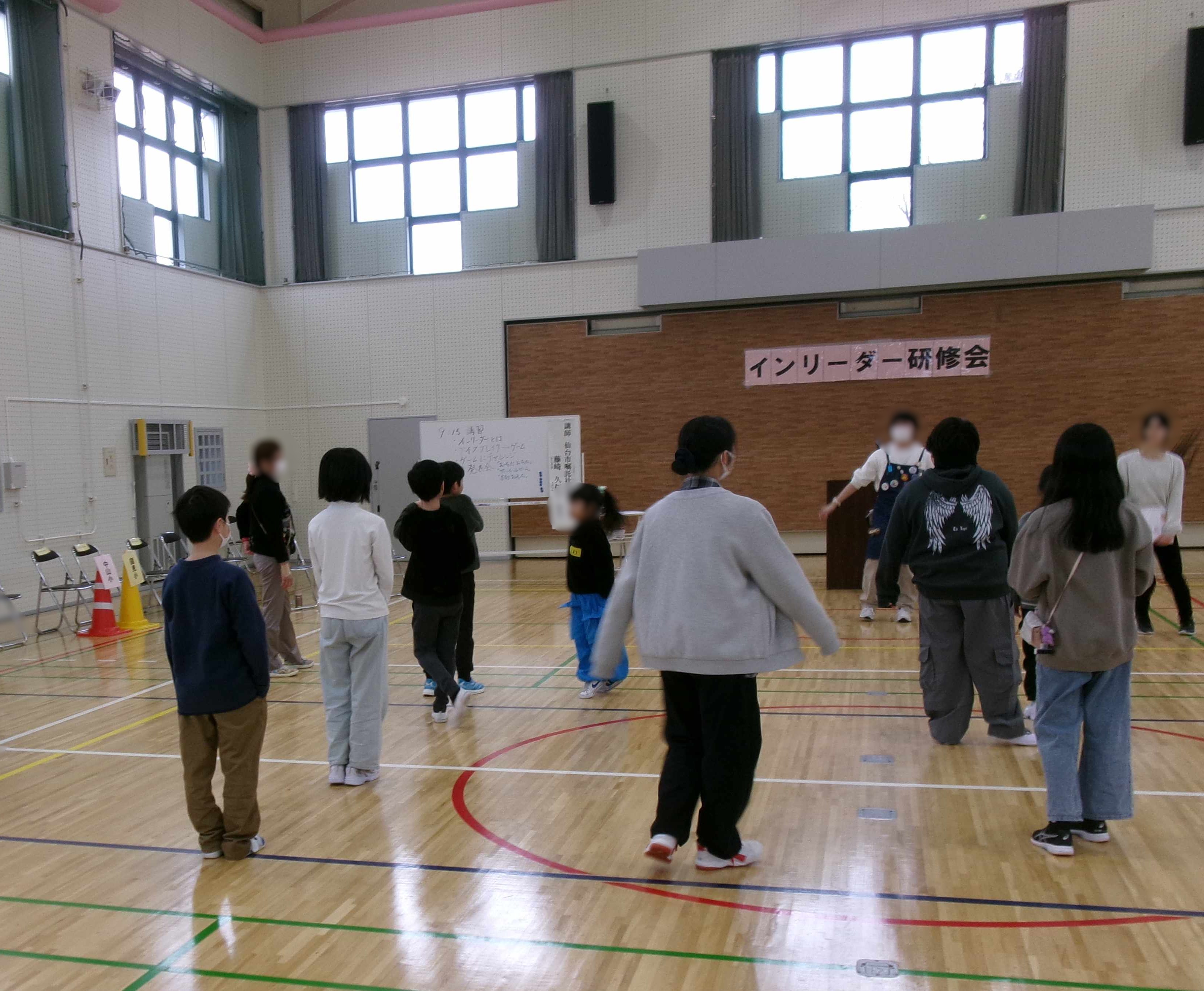 児童向け研修の風景