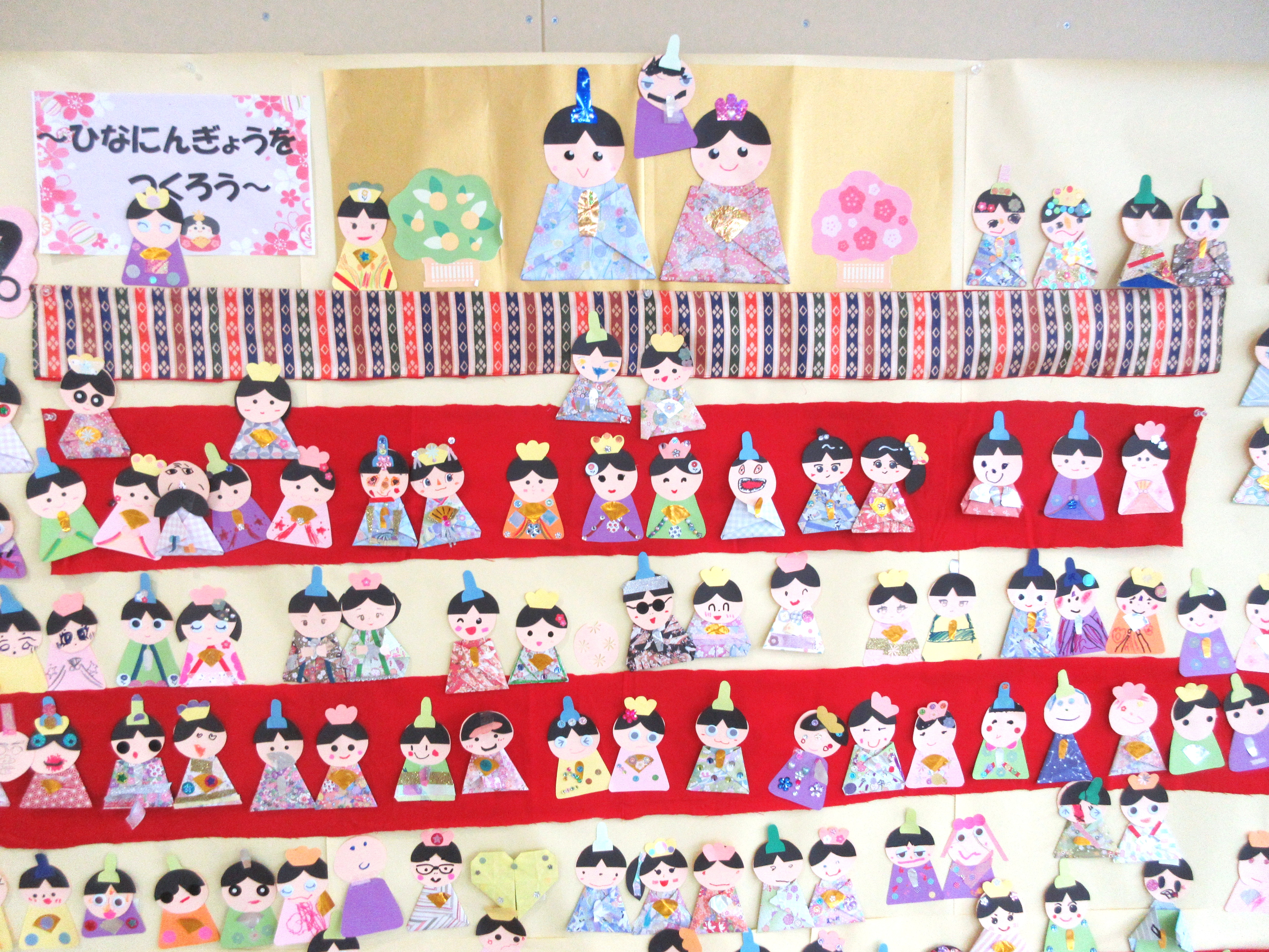 ひなにんぎょう工作の写真2