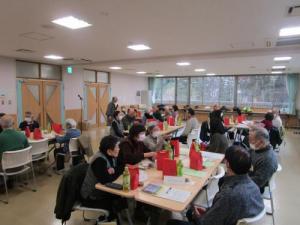 北山シルバースクール茶話会の様子