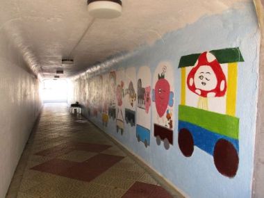 車両を後ろから見たところ