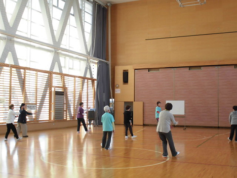 太極拳をしている様子の画像