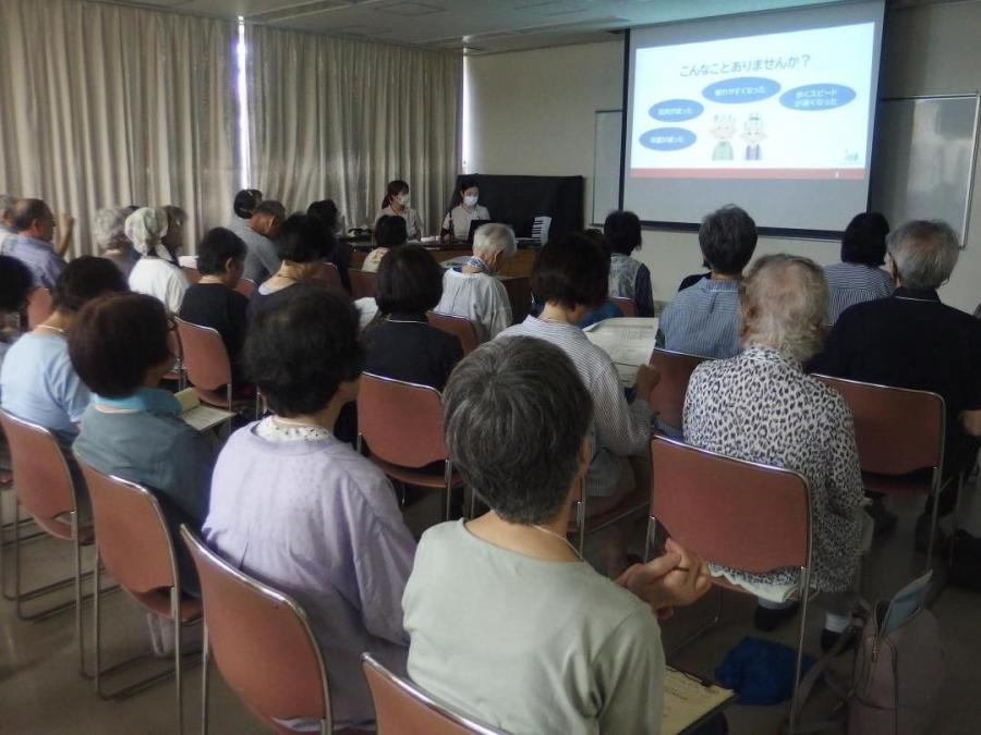 第3回 骨粗しょう症予防講話の様子