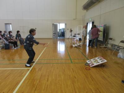 輪投げゲームの様子2