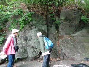 八幡の露頭