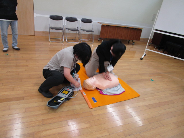AED講習の様子