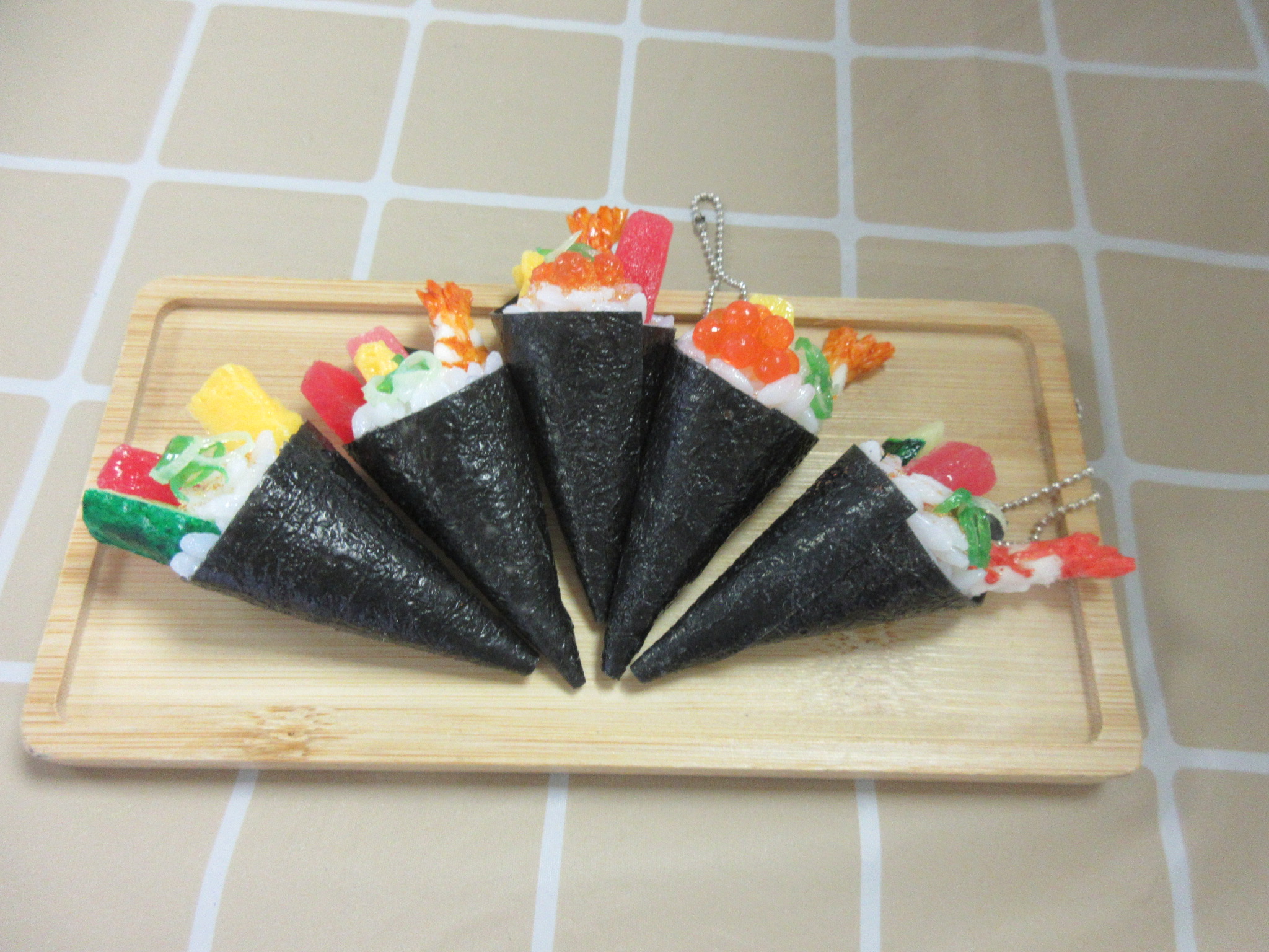手巻き寿司キーホルダー