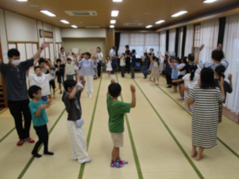 盆踊り練習会の様子1