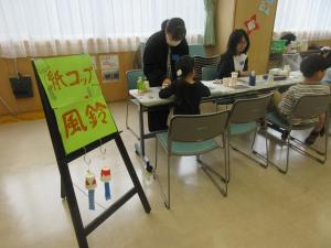 紙コップ風鈴