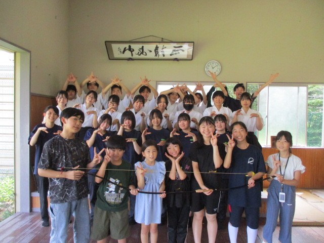弓道部集合