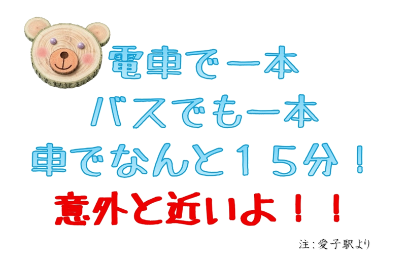 意外と近い