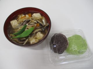 おくずかけとずんだおはぎ
