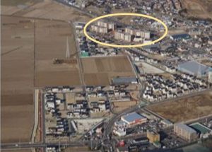 田子西町内会は、岩切の余目地区に接した地区です。