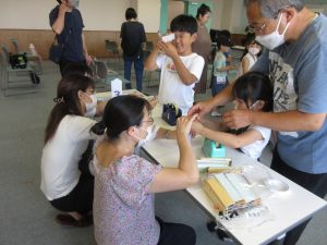 水の万華鏡　本体作成
