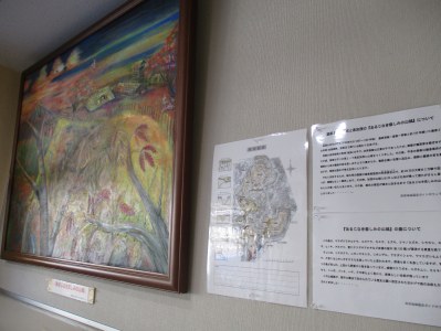 絵画の右隣に【加茂歴史ガイドボランティア】さんによる図解と説明文があります。
