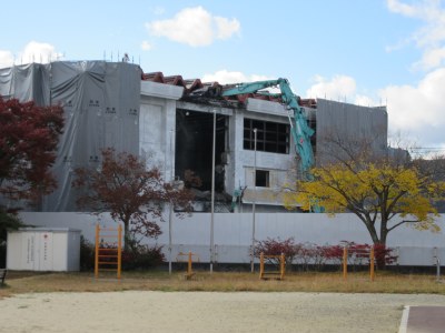 旧市民センター解体工事始まる！！