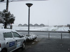 見てください！沖野地域の雪景色・・・冬の原風景
